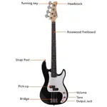 Электрогитарный ключ Glarry GP для бас-гитары - черный - фото 10