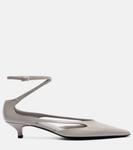 Кожаные лоферы Toteme, Light Grey - фото 4