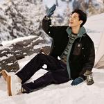 Kappa Вельветовая куртка унисекс, Black-990 - фото 12