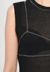 Топ Tory Burch Top, Black - фото 7