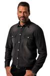 Рубашка на пуговицах классического кроя JP1880, Black - фото 2
