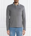 Рубашка поло Boss Green, серый - фото