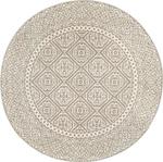 Ковер nuLOOM, 183 x 183 см, Transitional Floral Jeanette, круглый, Grey - фото 3