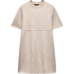 Женское платье с коротким рукавом ZARA, желтое - фото 5