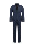 Приталенный костюм Lindbergh, темно-синий - фото