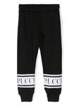 Спортивные брюки в рубчик с логотипом PUCCI Junior, черный - фото