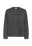 Толстовка InWear KINCENT DECO, Dark Grey Melange/Dark Grey - фото 6