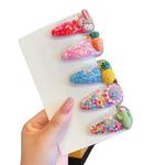 Набор из 5 заколок и зажимов для девочек, тип I Inna Marka - фото