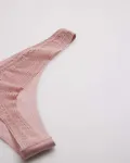 Бесшовные кружевные стринги Ysabel Mora, розовый - фото 4
