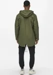 Парка ONLY & SONS "ALEX TEDDY PARKA", с капюшоном, оливковый - фото 8
