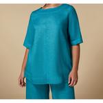 Рубашка STEPPA Marina Rinaldi, Turquoise - фото 4