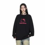 Худи HelloKitty Hello Kitty SS25 Unisex Sanrio, серо-белый - фото 11