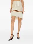 Мини-юбка с панелями Uma Knwls, бежевый - фото 3