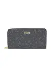 Кошелек KAOS MINI LINES Tous, серый - фото