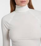 Платье с поясом и драпировкой Coperni, White - фото 4