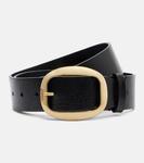 Кожаный ремень Dara Isabel Marant, черный - фото