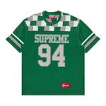 Майка Supreme Patchwork Yoke Football Top, зеленый - фото