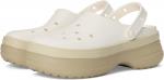 Сабо Crocs Classic Stacked Clogs Platform Platform, цвет Chalk - фото
