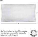 Dearfoams Подушки Dearfoams Jacquard Jacquared Stripe - фото 3