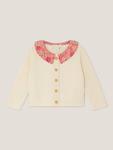 Детский хлопковый кардиган Monsoon, Ivory - фото