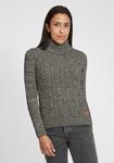 Свитер Oxmo Rollkragen, серый - фото
