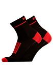Носки для бега UphillSport Athletic Socks FRONT, цвет red/black - фото