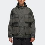 Куртка adidas TH Windbreaker Jacket - Green, коричневый - фото 3