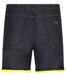 Шорты детские Emporio Armani джинсовые, синий/желтый - фото 2