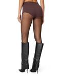 Вязаные микро-шорты Ashlin Edikted, коричневый - фото 3