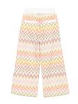 Missoni Kids спортивные брюки с вышитым логотипом, белый - фото 2