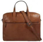 Портфель X-Zone, натуральная кожа, коричневый - фото