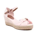 Танкетка с добавлением кожи Tommy Hilfiger, розовый - фото