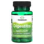 Добавка Swanson Дигеститол с ферментами и биоперином, 60 капсул - фото