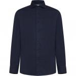 Рубашка Long Sleeved Buttoned Shirt Brunello Cucinelli, синий - фото