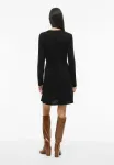 Мини-Платье visewi langärmeliges maglia Vila, Black - фото 3
