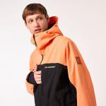 Oakley Мужская куртка Tc skull reduct shell blackout/soft orange S - фото 2