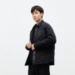 Пуховик унисекс PEACEBIRD MEN, черный (свободный крой) - фото 7