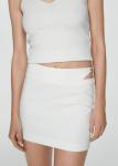 Юбка MANGO SHARON, белый - фото 2