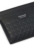 Ferragamo картхолдер с монограммой, черный - фото 4