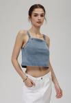 Топ DENIM Even&Odd, цвет Blue Wash - фото
