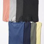 Футболка Uniqlo серая с круглым вырезом - фото 5