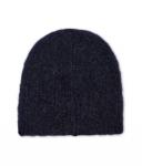 Шапка женская Tommy Hilfiger из шерсти альпаки с монограммой, синий - фото 3