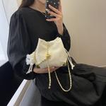 Сумка через плечо PINK·LAND, Экрю - фото 7