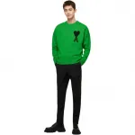 Ами свитер с круглым вырезом AMIPARIS, зеленый - фото 3