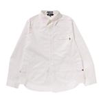 Рубашка BAPE Long-Sleeve Shirt, White - фото