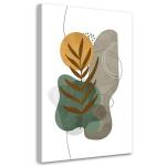 Картина арт-принт KUNSTLOFT Botanical Leaf, зеленый - фото