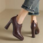 Туфли женские на высоком каблуке Zhr, черный - фото 12