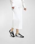 Кроссовки DG Runner из смешанной кожи Dolce&Gabbana, цвет White Black - фото 3