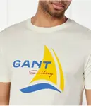 Футболка Regular fit Gant, белый - фото 4