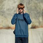 Свитшот унисекс Jeep, темно-синий - фото 4